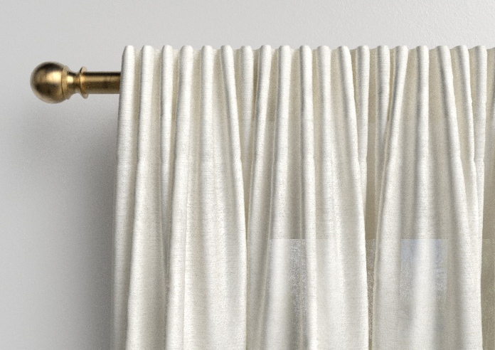 Marsala Voile, Beach White - Made to Measure Curtains - Image 9